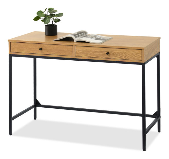 PC stolek Kaplan (dub + černá)