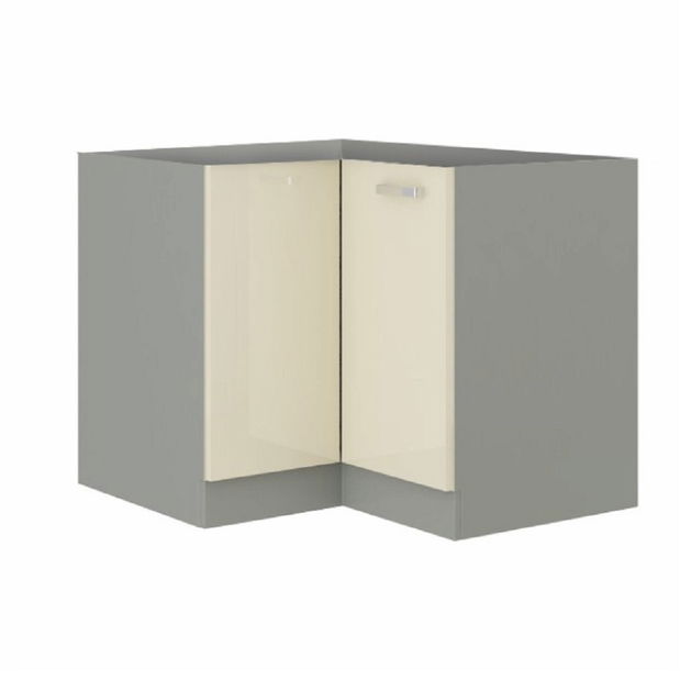 Dolní rohová kuchyňská skříňka Pleitton (béžová)