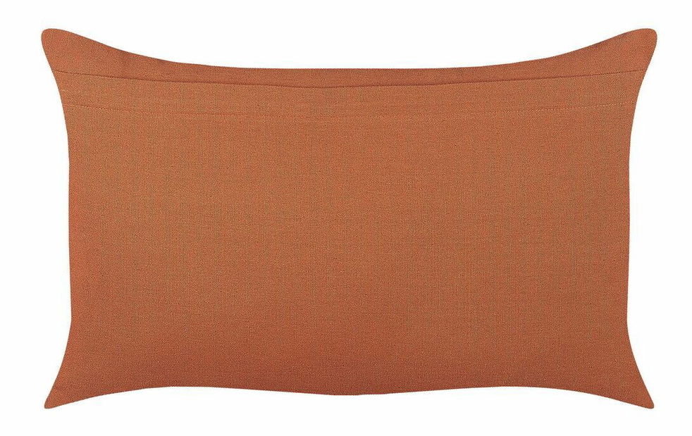 Sada 2 ozdobných polštářů 35 x 55 cm Orly (oranžová)