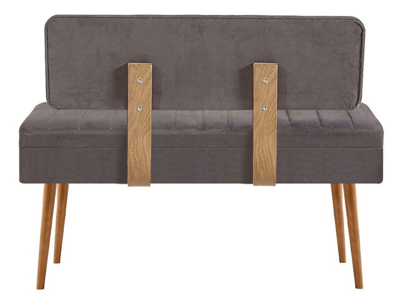 Lavice Vlasta 1 (atlantická borovice + antracit) (s úl. prostorem)