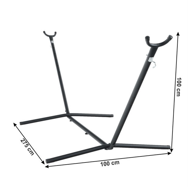 Stojan na houpací síť Olato (černá)