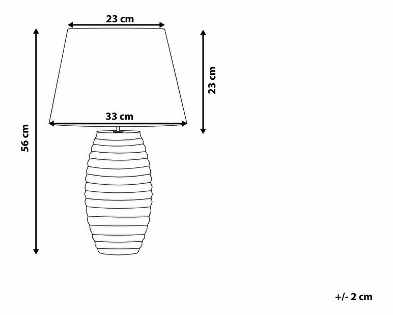 Stolní lampa Etno (zlatá)