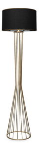 Stojanová lampa Kuptaretta 2 (černá + zlatá)