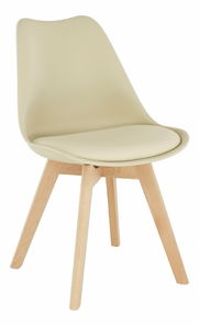 Jídelní stolička Balmaris (vanilková)