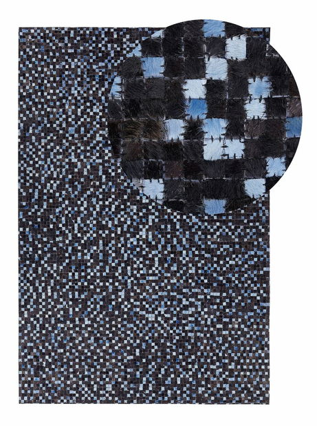 Koberec 160x230 cm IKSHA (kůže) (hnědá)