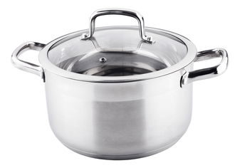 Hrnec s pokličkou Lamart Prestige 24 cm (nerez)