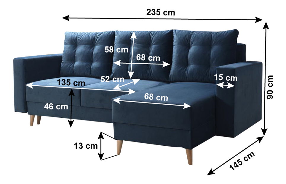 Rozkládací sedací souprava Brony (kronos 9) (P) 