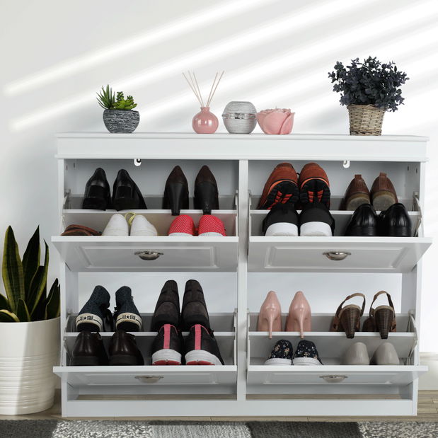 Botník 4-řadový Slebera typ 5 (bílá)