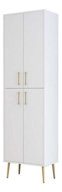 Skříňka na boty Berina 1 (zlatá + bílá)