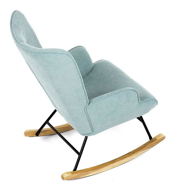 Houpací křeslo Avisaban (světlomodrá)