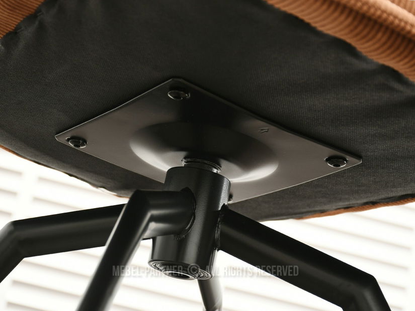 Židle Liam (měděná + černá)