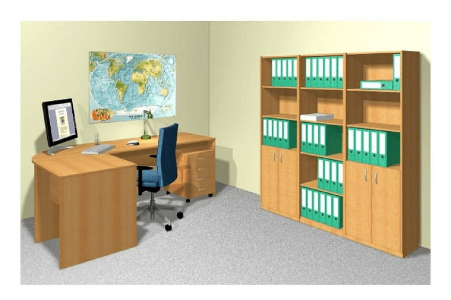 Skříňka na kolečkách Asista 2 New 015 (buk)