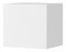 Závěsná skříňka Calabria KWADRAT (bílá matná + lesk bílý)
