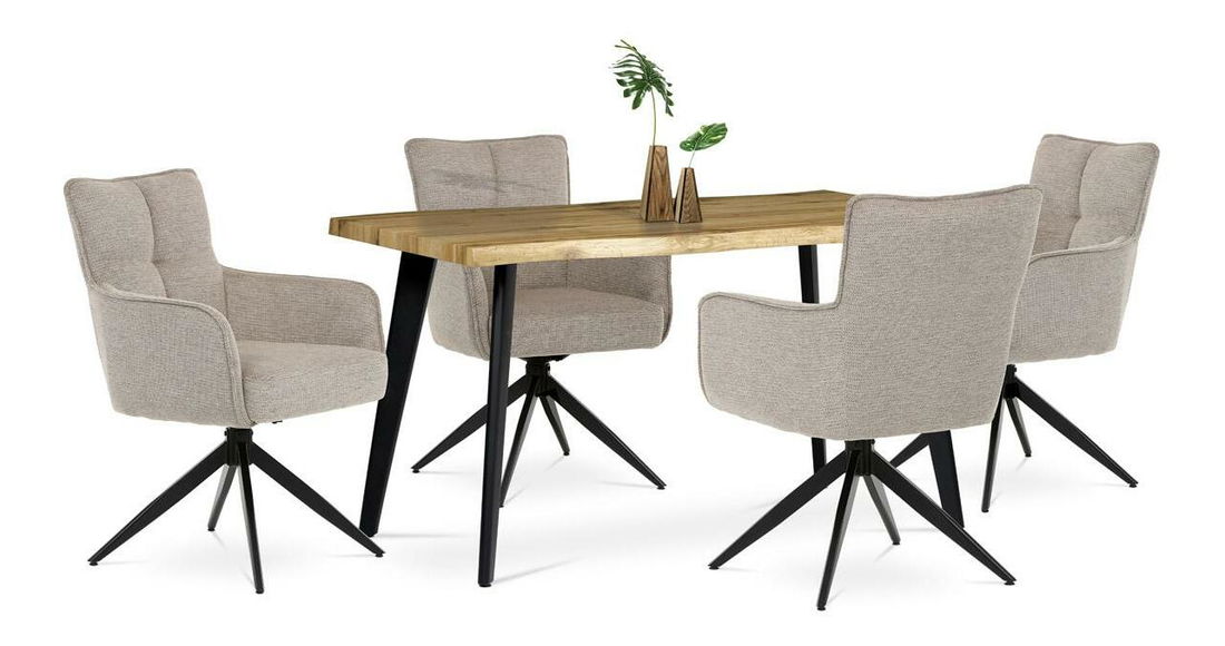 Jídelní stůl Huevo (dub divoký) (pro 4 osoby)