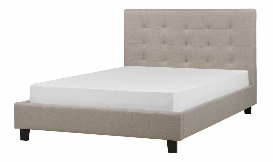 Manželská postel 140 cm ROLLA (s roštem) (světle šedá)