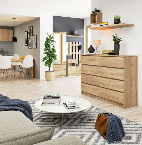 Komoda Keanu III (dub sonoma)