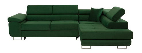 Rohová sedačka Terazuro Premium (světle šedá) (s úl. prostorem) (P)