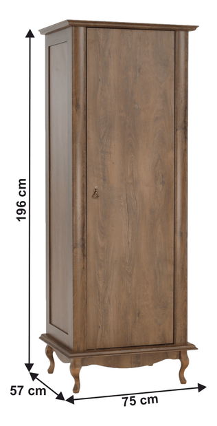 Šatní skříň Valiara DA3 (dub lefkas)