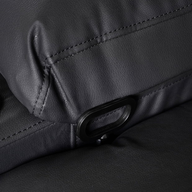  Masážní křeslo Banesto (černá ekokůže)