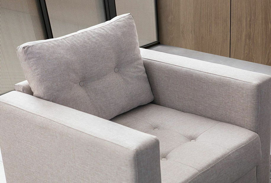 Křeslo Kraty (krémová)