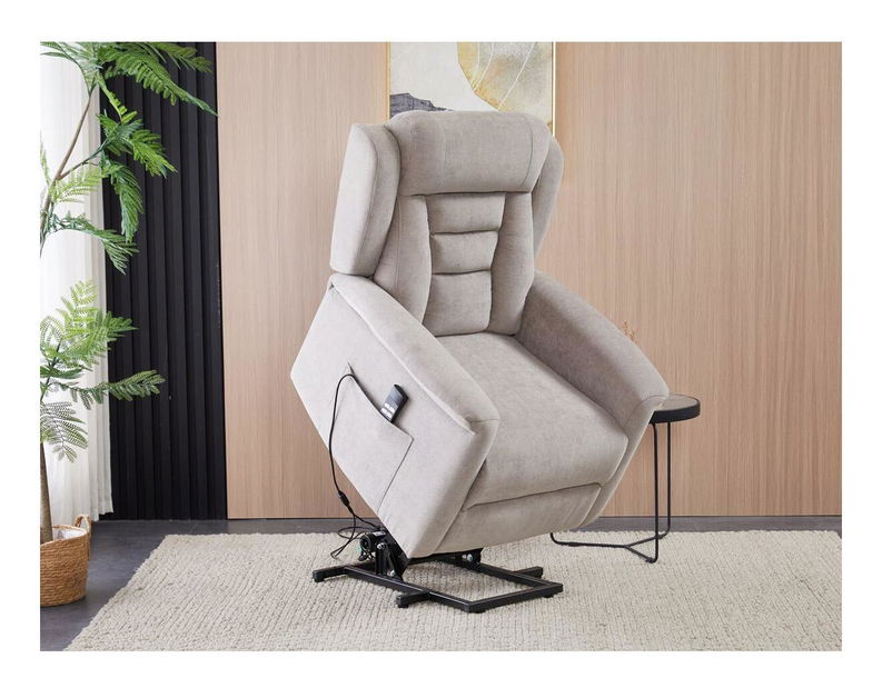 Polohovací křeslo Tonta (lanýžová)