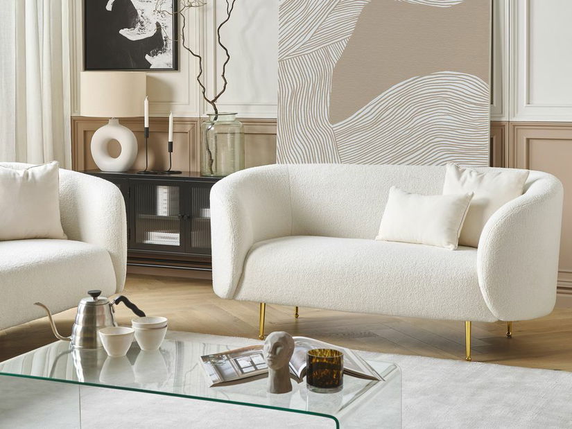 Pohovka dvousedačka Leon (bílá)