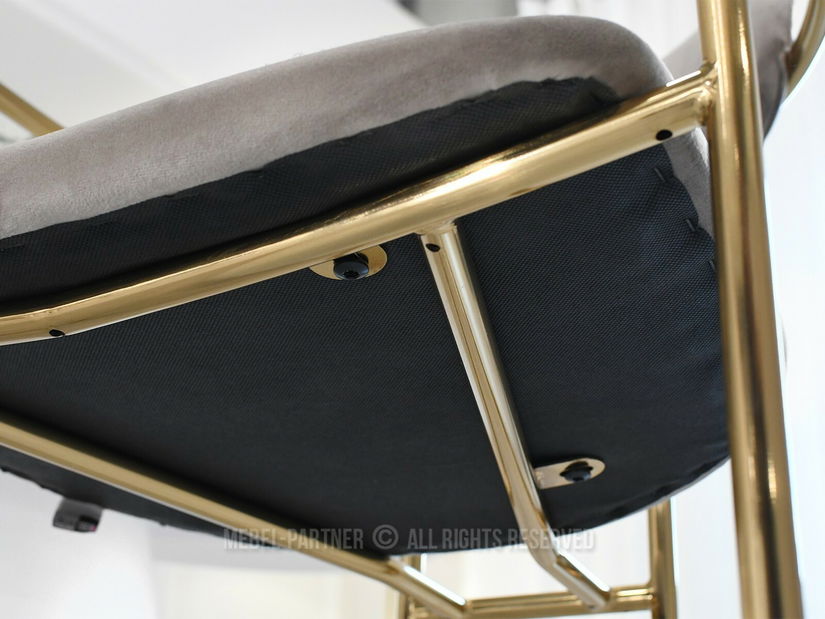 Židle Magnus (béžová + zlatá)