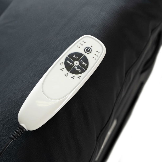 Masážní křeslo Jornaleros (černá ekokůže)