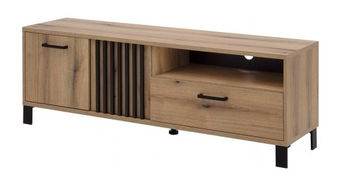 TV stolek/skříňka Neo NE1 (dub evoke + černá matná)