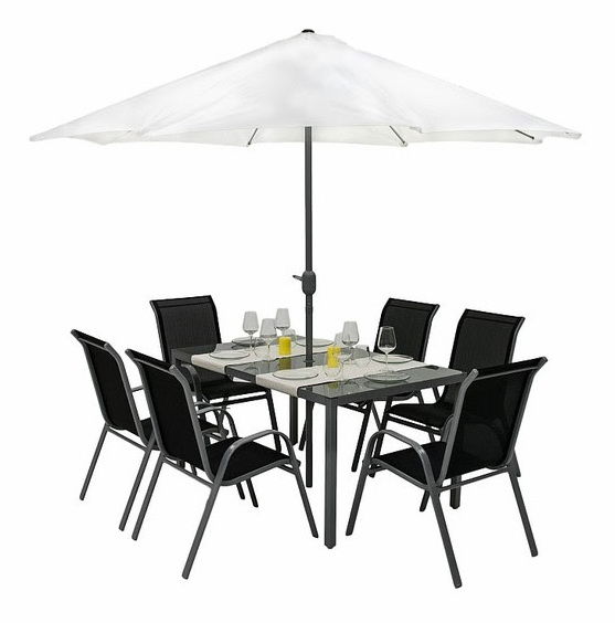 Zahradní nábytek Galia 1+6 *slunečník ZDARMA