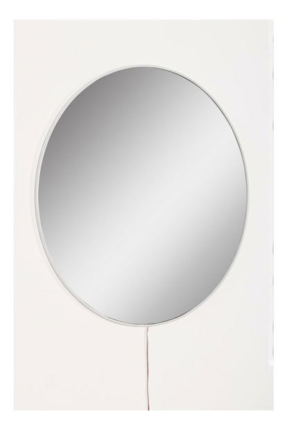 Zrcadlo Moluvu 10 (bílá) (s osvětlením)