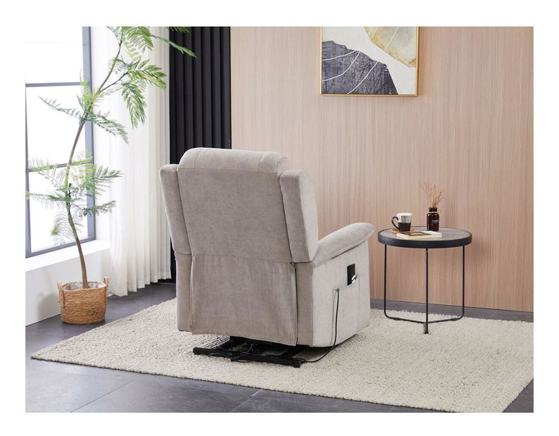 Polohovací křeslo Tonta (lanýžová)