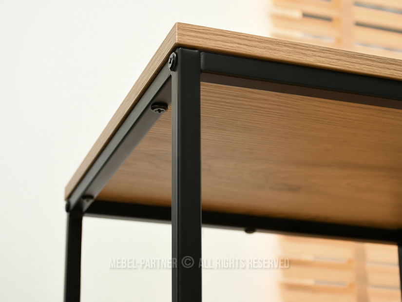 Skříňka Adlo (černý dub + černá)