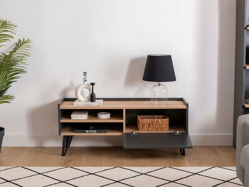 Příruční stolek Tilata 2 (dub safírový + antracit)
