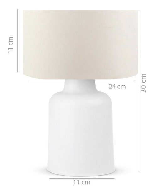Stolní lampa Obanasso 1 (krémová)