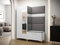 Předsíň Futura IX (bílá + ocelová šedá)