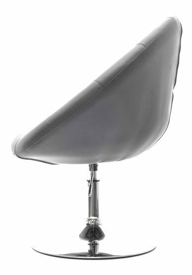 Křeslo Lush 3 (šedá + zlatá)