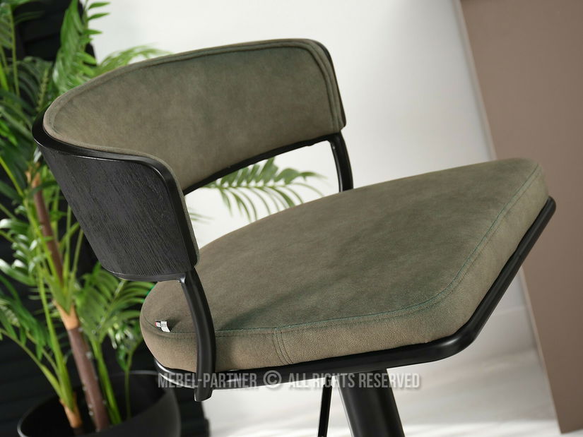 Židle Marta H (černo-zelená + černá)