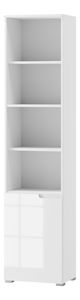 Regál Sallosa 12 (bílá + lesk bílý)