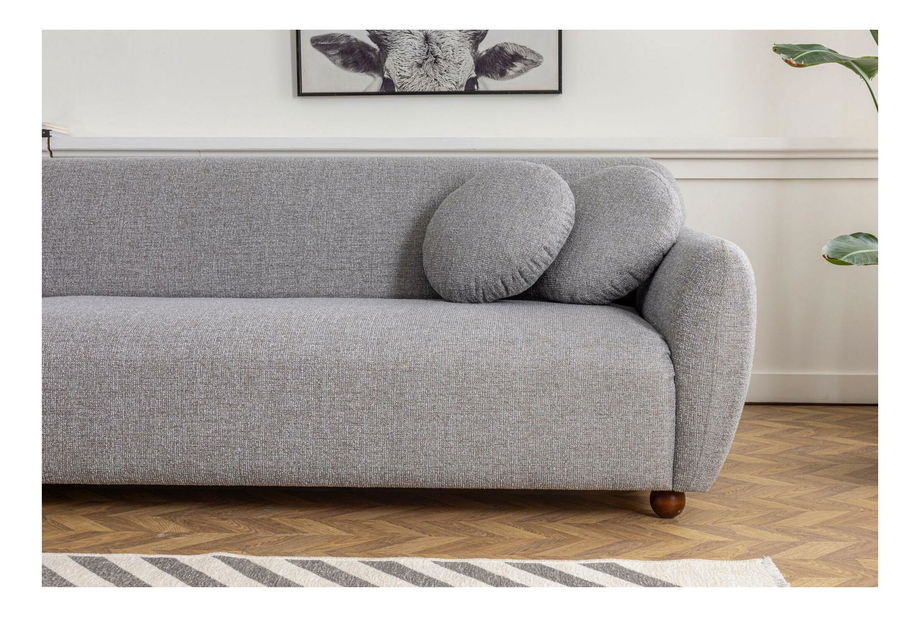 Rohová sedačka Edoletta 1 (L) (světle šedá)