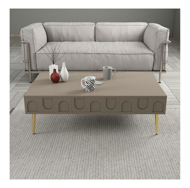 Konferenční stolek Bipemu 1 (atlas + zlatá)