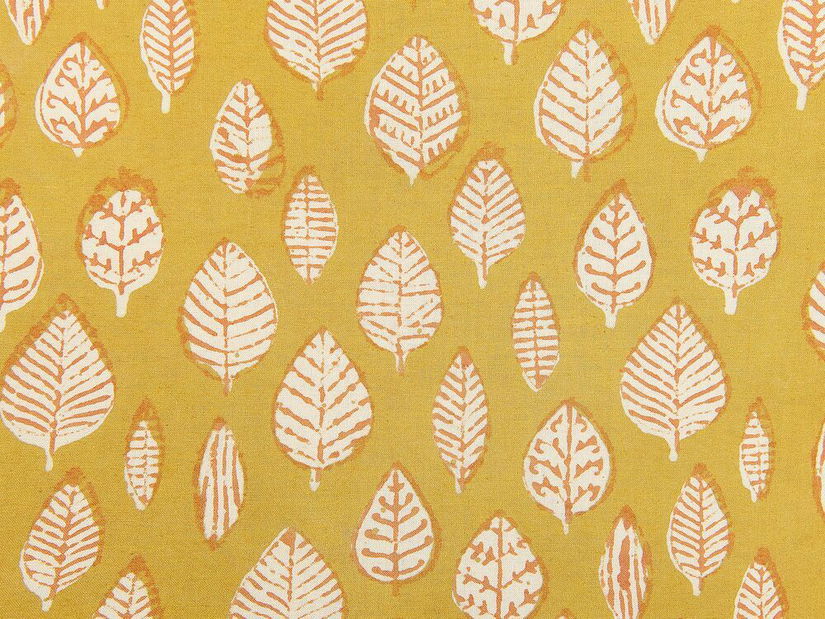 Sada 2 ozdobných polštářů 45 x 45 cm Ginna (žlutá)