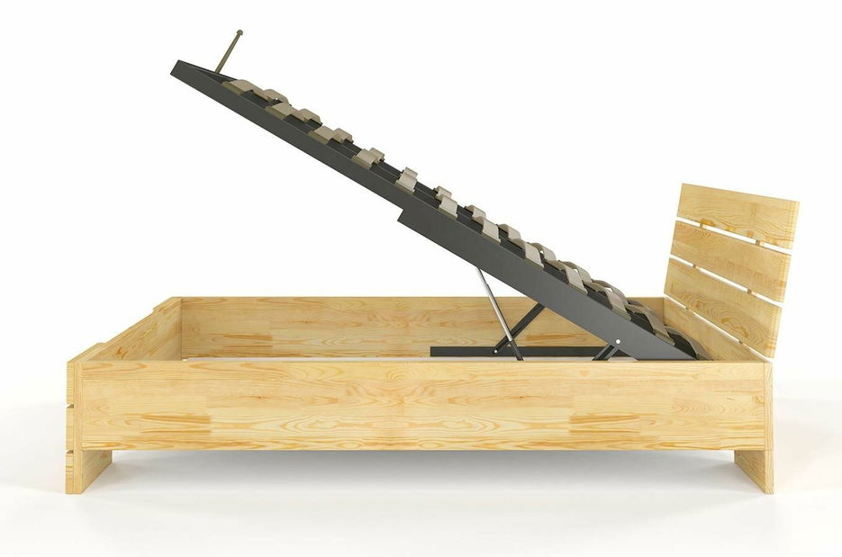 Manželská postel 180 cm Naturlig Lorenskog High BC (borovice)