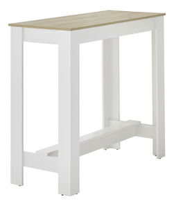 Barový stolek Matioso 2 (dub artisan + bílá) *bazar