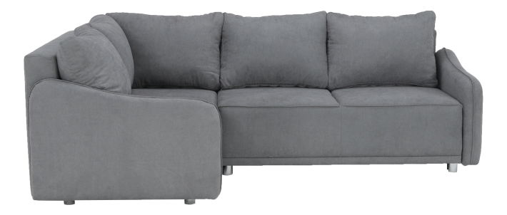 Rohová sedací souprava Lena (šedá) (L)