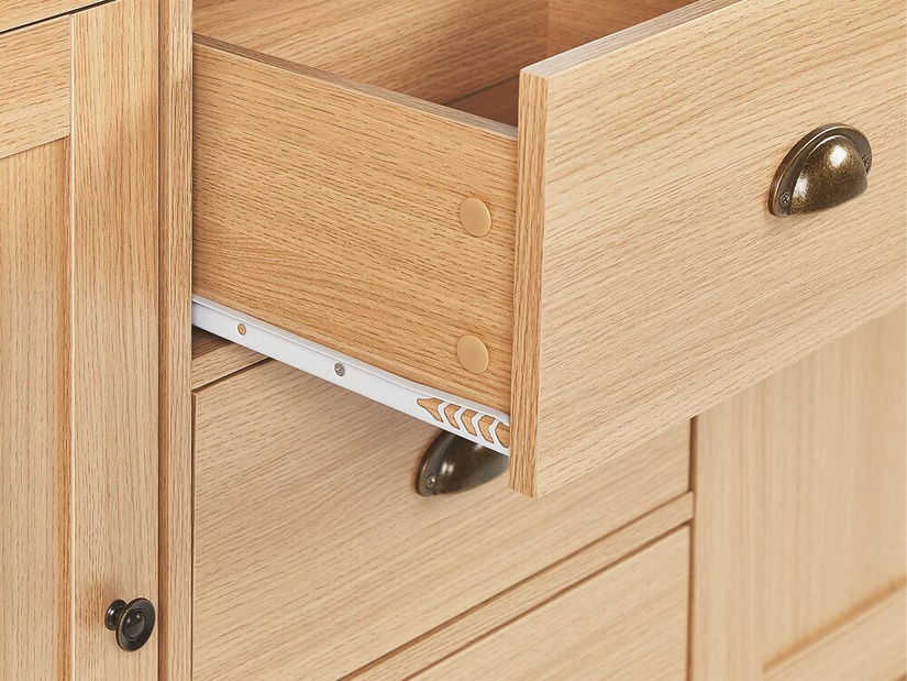 Komoda Lanza (světlé dřevo)