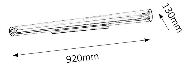 Podhledové svítidlo Paula 5850 (chromová + průhledná)