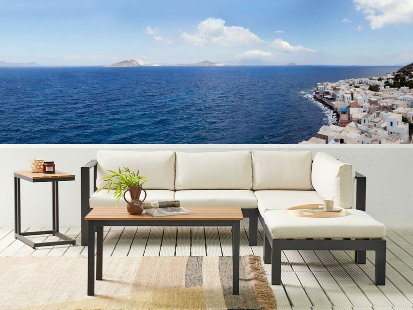 Zahradní sestava Mesza (černá + béžová)