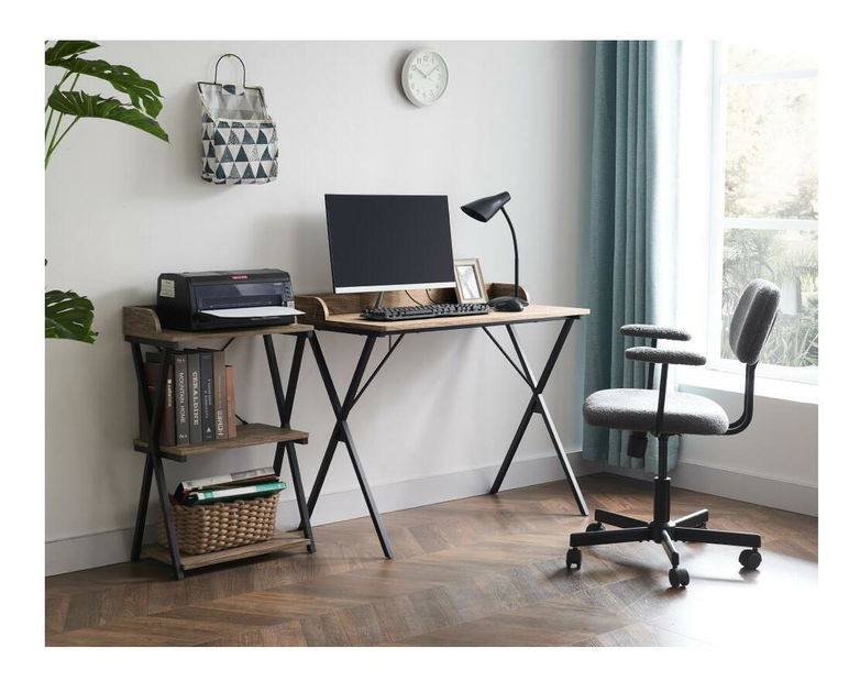 Psací stolek Oscilan (dub + černá)