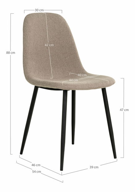 Jídelní židle Sinina (kamenná)